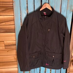 Berne Endurance women’s concealed carry soft shell jacket size 2XL black pink